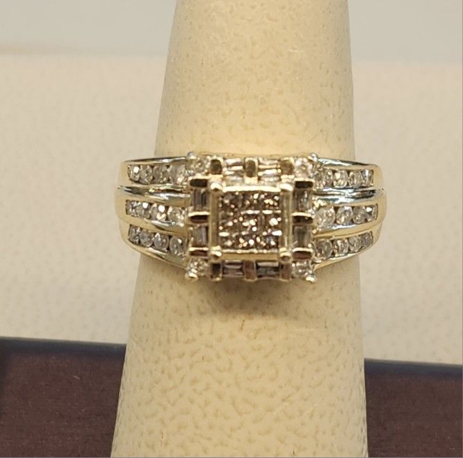 14K RING, ANILLO (SIZE 6)