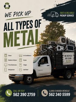 ♻️🆓I do pick up metal🆓♻️Se junta metal 🆓♻️
