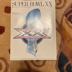 1986 NFL Game Program