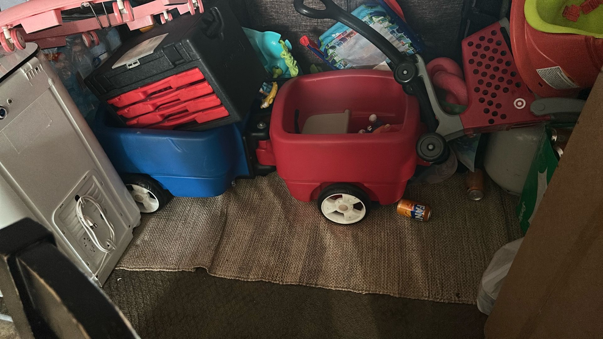 Step2 Choo Choo Wagon and Trailer - Red, White & Blue - Children's Wagon