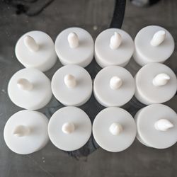 Set Of 12 Battery Operated Votive Lights