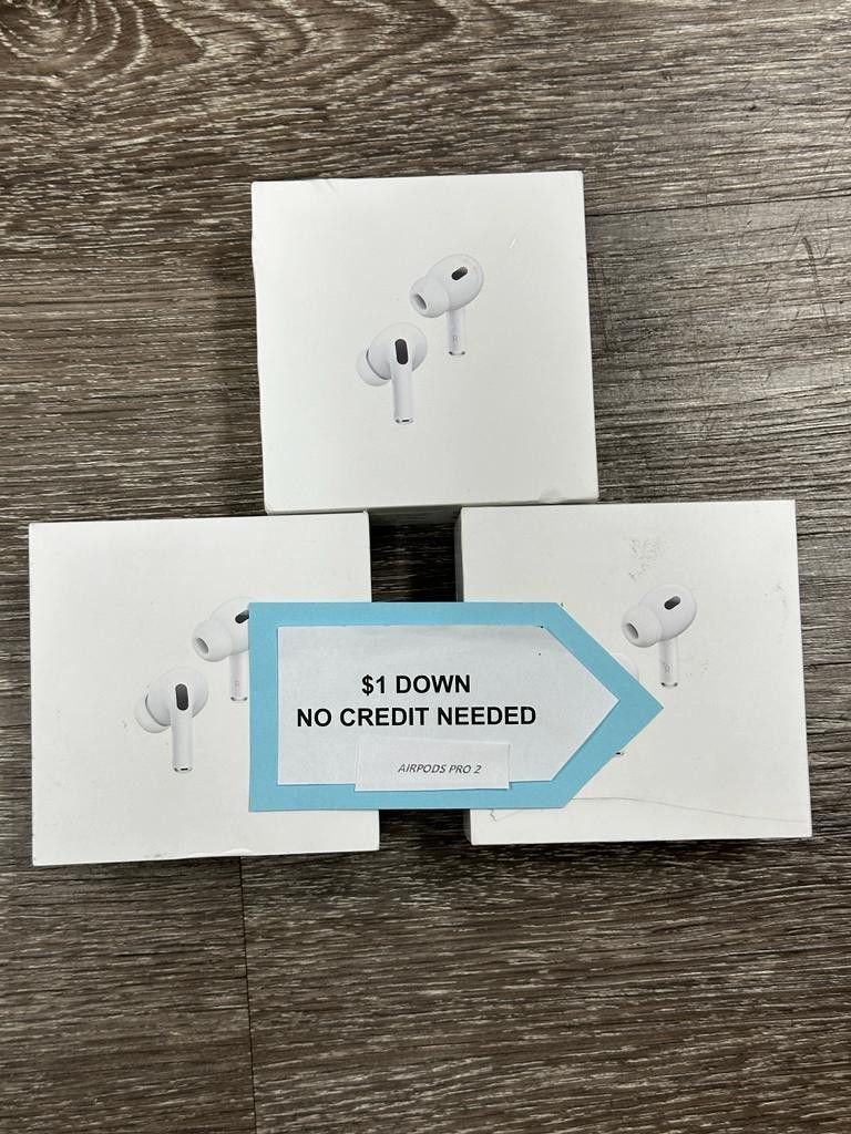 Apple AirPods Pro 1 / Apple AirPods Pro 2 Bluetooth Earbuds -PAYMENTS AVAILABLE FOR AS LOW AS $1 DOWN - NO CREDIT NEEDED