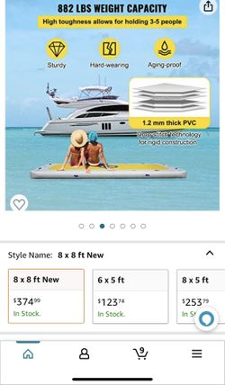 Inflatable Dock Floating Platform