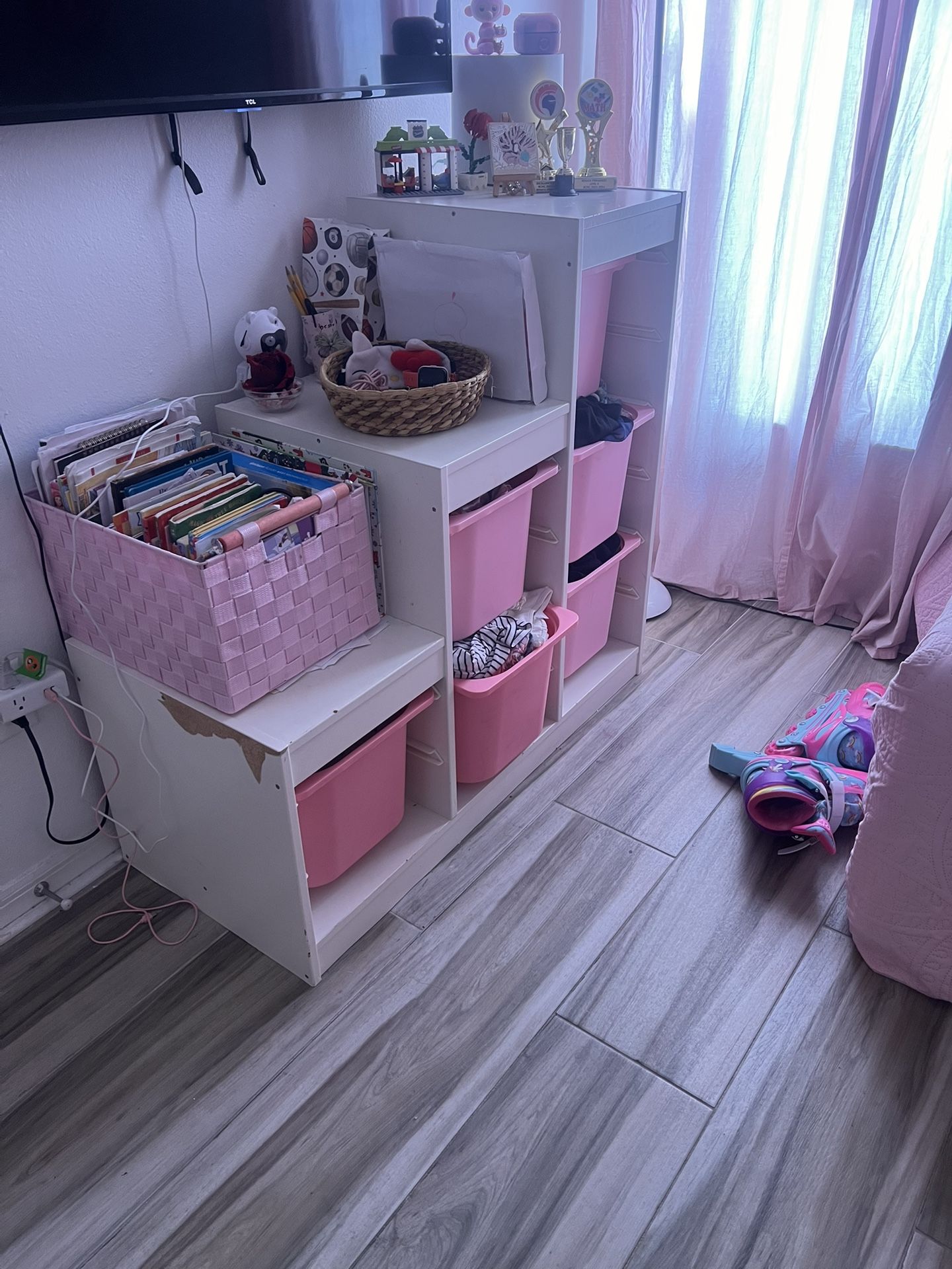 to store toys or clothes