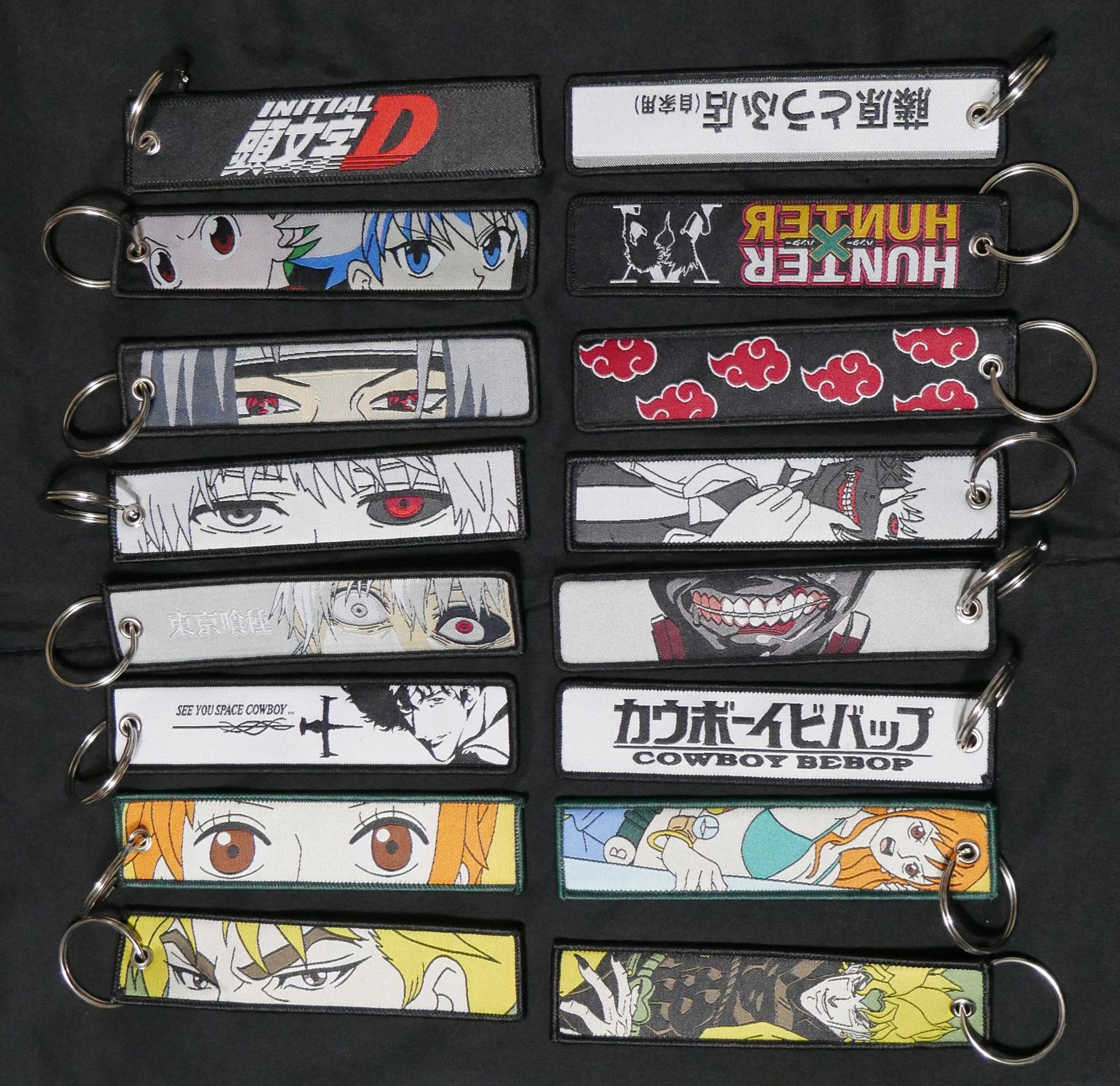 Anime Keychain Manga Japanese Key Chain Key Tag Jet Tag