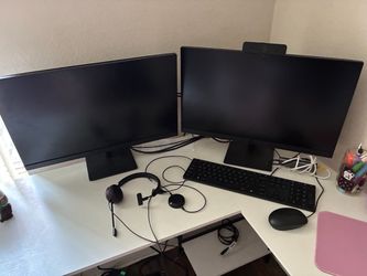 Dual Monitor Desktop Setup can be sold as whole package or separately prices in description