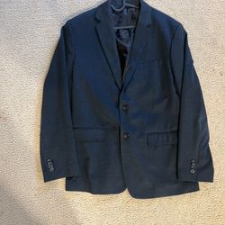 Dress Jacket, Banana Republic 42 R Navy Blue Wool