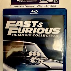 Fast & Furious 10 Movie Collection DIGITAL CODE/COPY ONLY!!