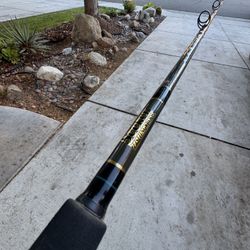 Seeker Black Steel 7’ 15-40 Salt Water Fishing Conventional Rod. Great Condition.