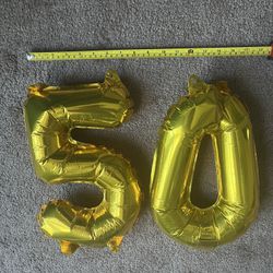 50th Birthday Balloons