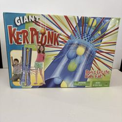 Giant Kerplunk Party Game Indoor Outdoor Original Box (Incomplete Read)
