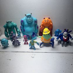 Disney pixar Monster Inc figures lot