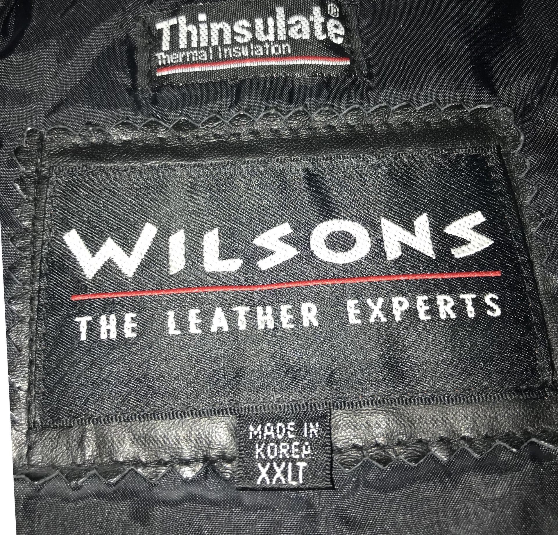 Leather motorcycle jacket