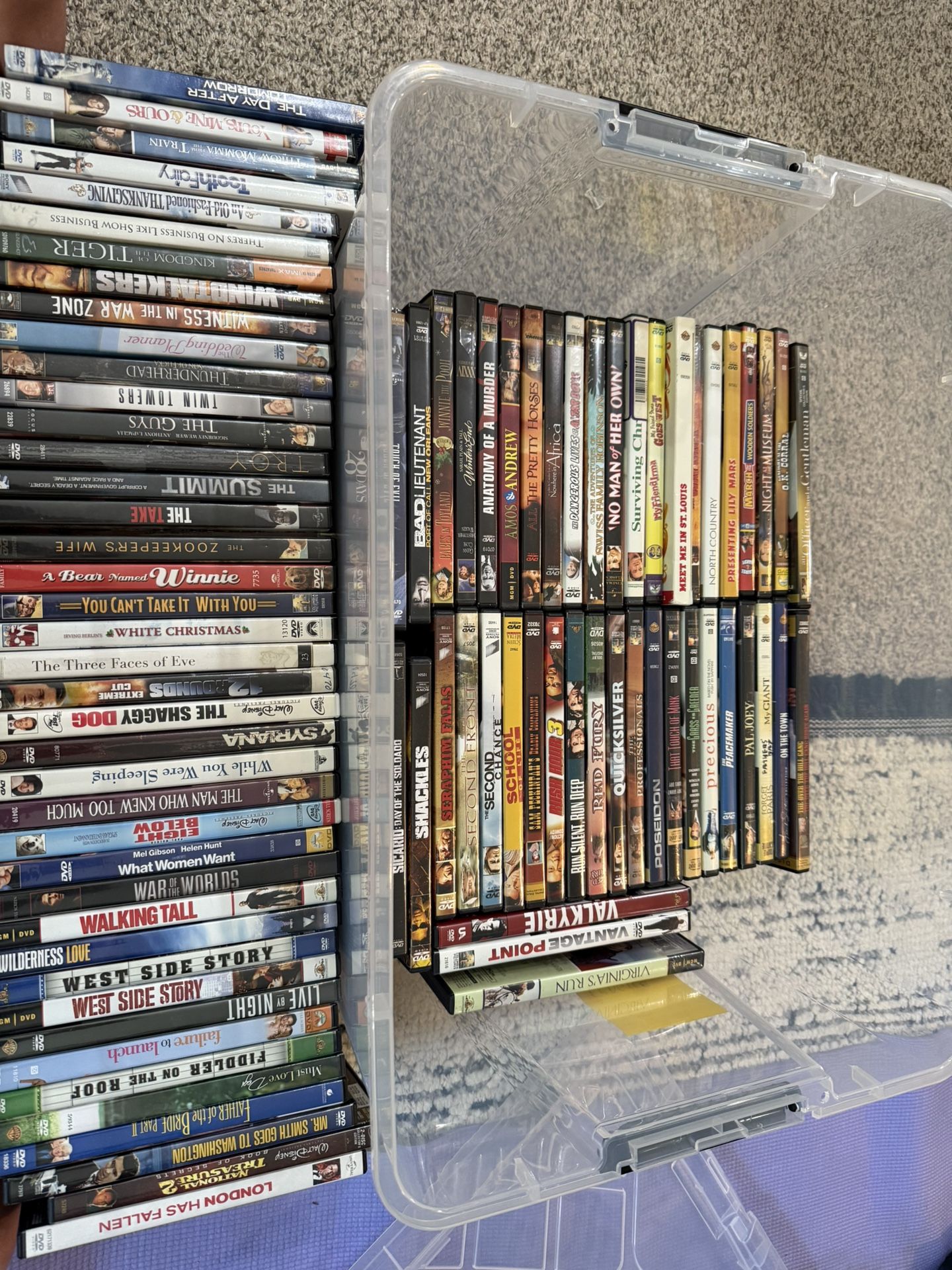 Box Of DVD Movies