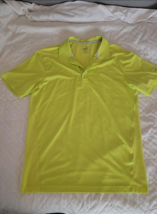 Puma Dri-Fit Golf Shirt In Excellent Condition 