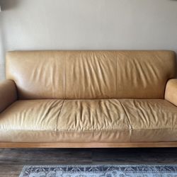 Leather couch 