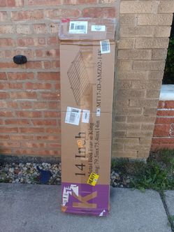 New In Box 14 inch Heavy Duty Steel Bed Frame King Size