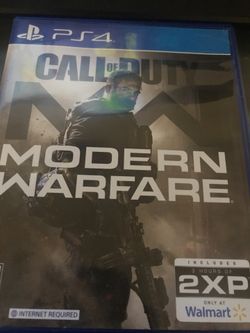 Ps4: Modern Warfare Call of Duty