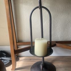 Wrod-iron  Large Candle Holder 
