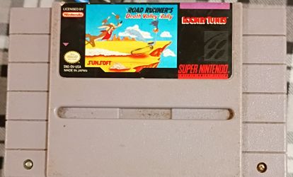 Road Runner's Death Valley Rally SNES Cartridge