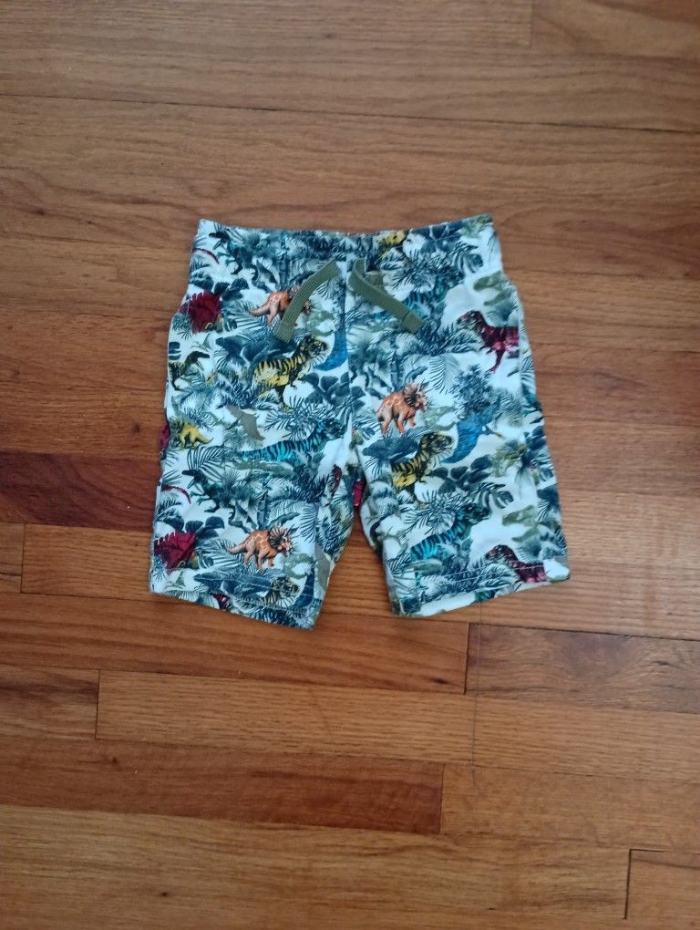 3/$10 ⭐ Kids Boys Toddlers 4 Garanimals Dinosaur 🦖 Dino Sweat Pants Shorts