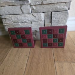 Antique Book Ends. [5"Tall].