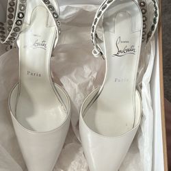 Designer Heel White Christian louboutin