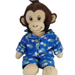 Build A Bear Monkey with Pajamas Outfit Plush 19" H BAB Chimp Stuffed Animal 