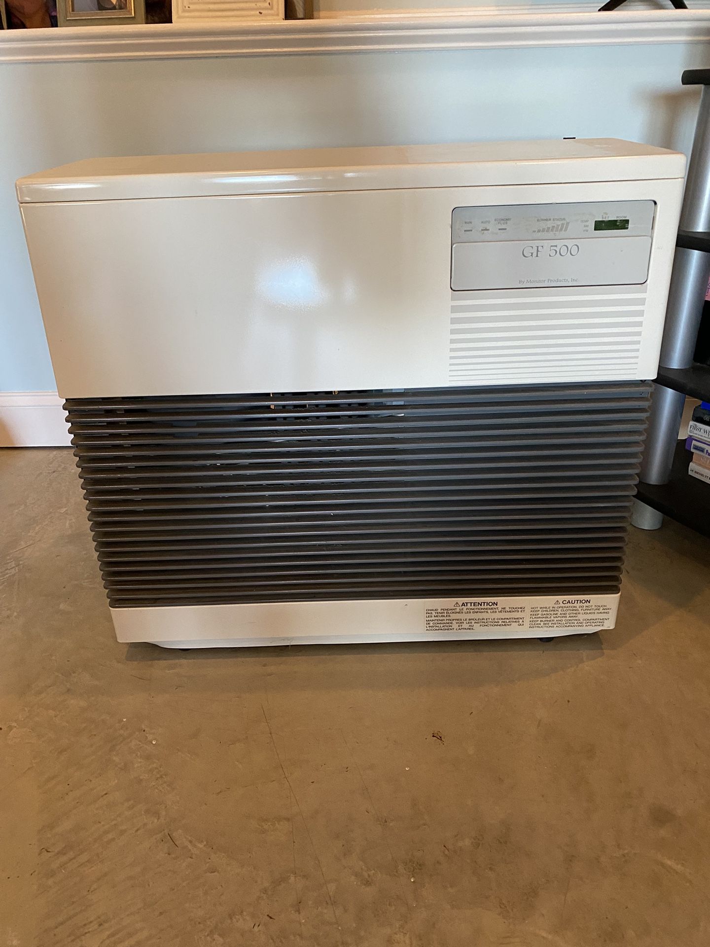 Monitor vented heater