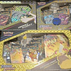 Pokemon Crown Zenith Collection Boxes 