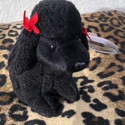 Original TY Beanie Baby *Gigi* - DOB 04/07/1997 (Silver Lake)