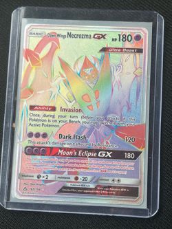 Dark Wing Necrozma GX Rainbow Rare - Sun & Moon - Ultra Prism - Pokemon Card