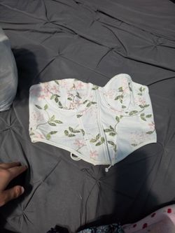 Corset flower top