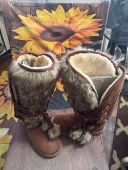 Brand New Tall Faux Fur Winter Boots