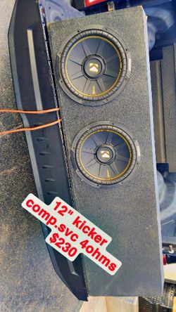 12" Kicker Comp Ported Probox