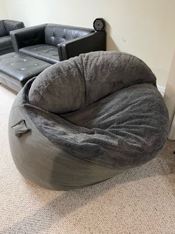 Beanbag with bed inside