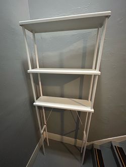 White Over Toilet Shelf/Storage