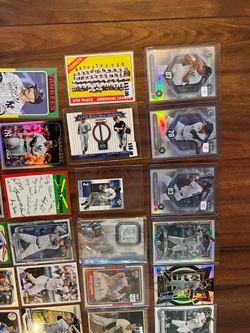 Original 1962 Mickey Mantle team card, Babe Ruth Ben Rice DAX DiMaggio Jeter Yankees Baseball Card lot A