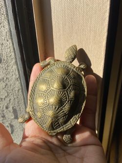Vintage Brass Turtle