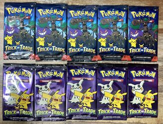10 (x) Pokémon Trick Or Trade Game Card Packs