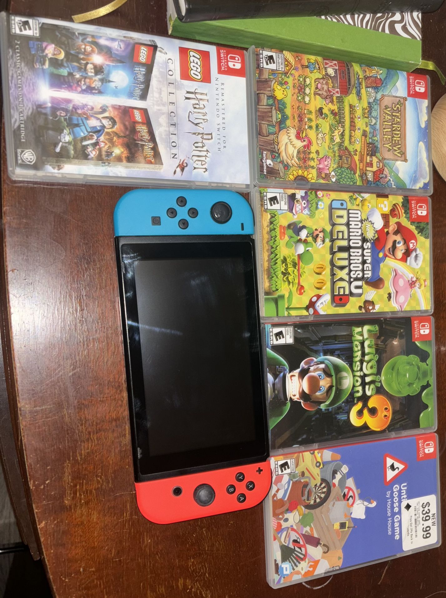 Nintendo Switch Console – Great Condition + 10 Games Included