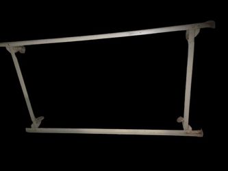 Gray Stainless steel Gray Bed frame 