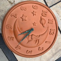 Outside Wall Ceramic Clock