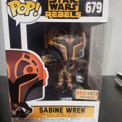 Funko Pop! Star Wars Sabrine Wren #679 Box Lunch Exclusive 