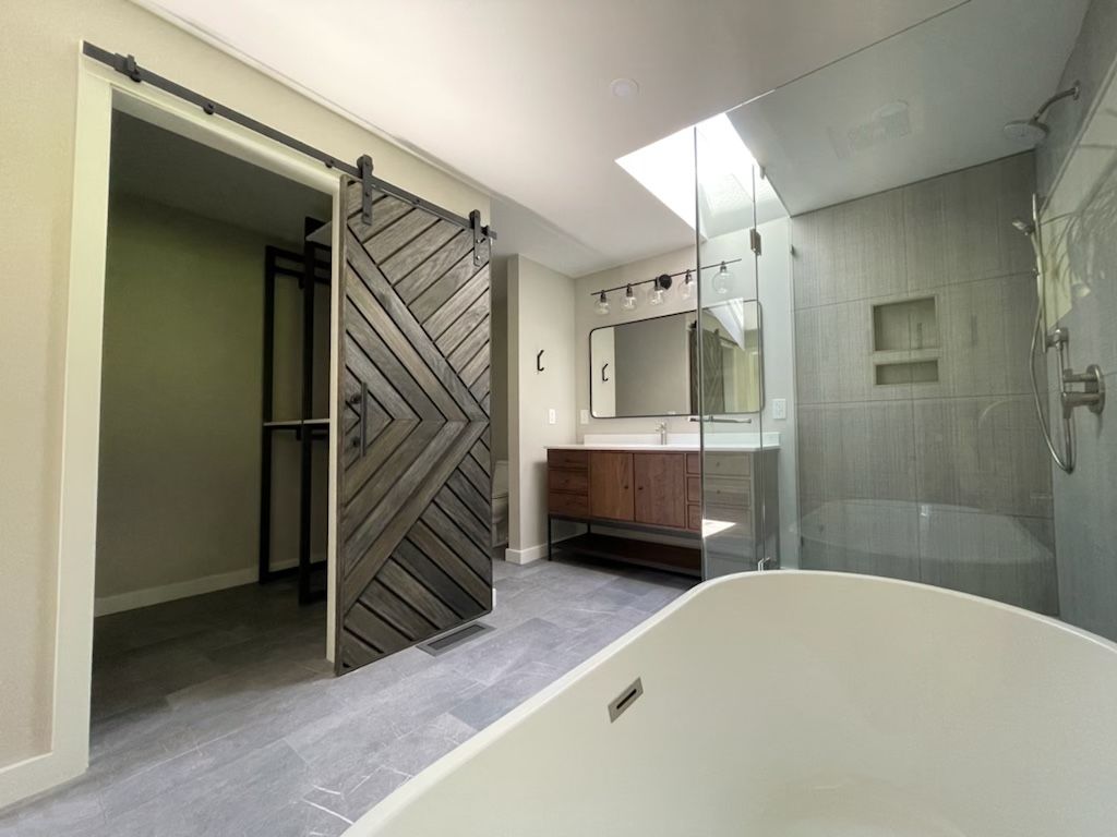 Gorgeous Siding Custom Chevron Door