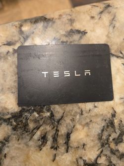 Tesla Key Card used