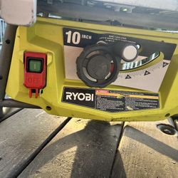 10inch RYOBI Table Saw