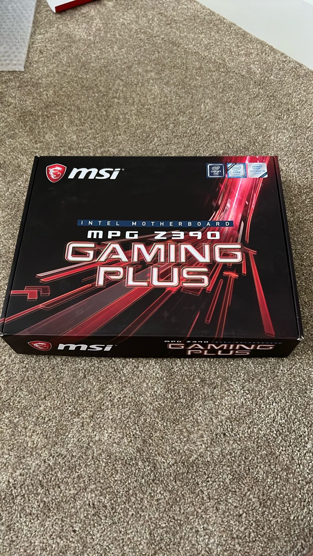 MSI Z390 MPG Gaming Plus w/ i7-9700k CPU and Corsair RAM