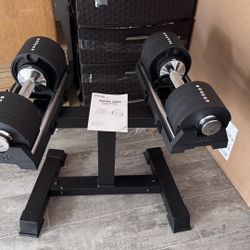 Snode dumbbells & Stand 