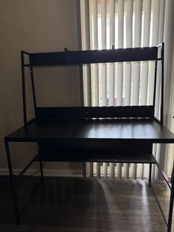 Large Black Computer Desk